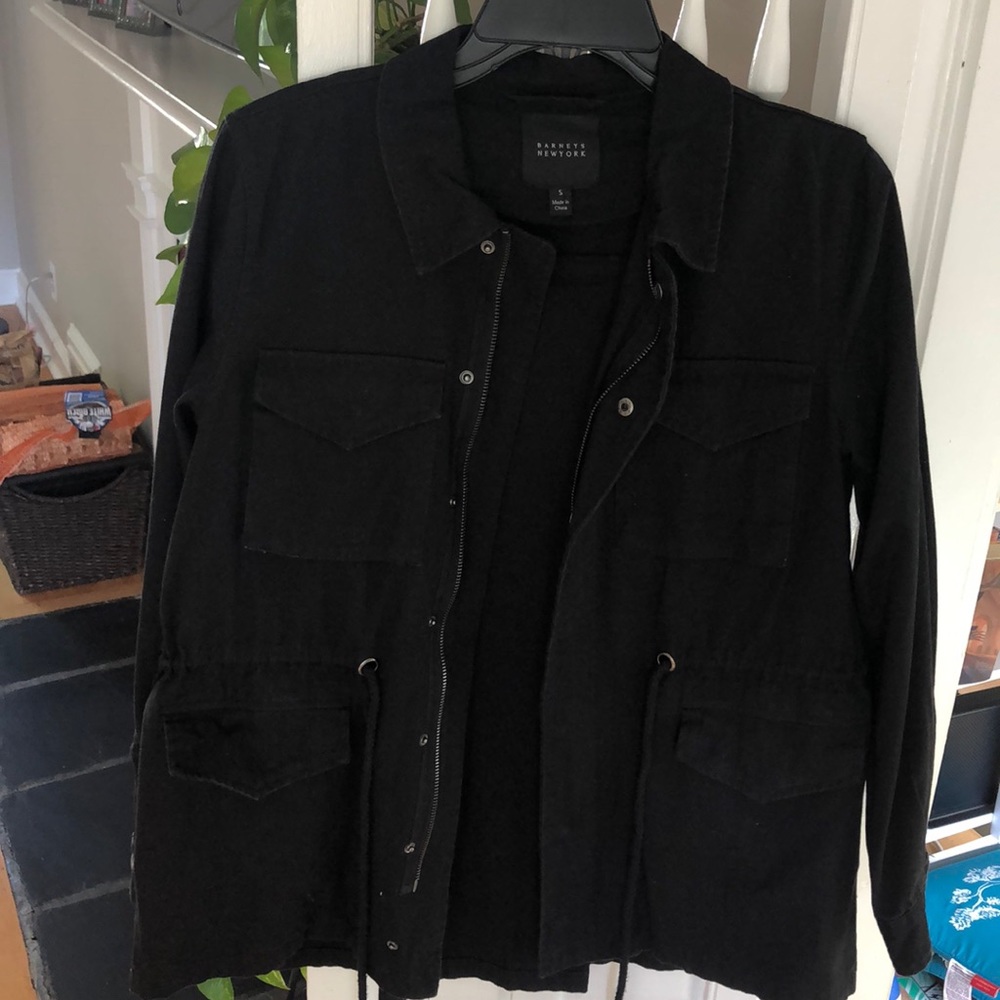 Never worn black Barney’s spring/summer jacket